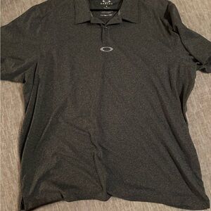 Oakley Men's Charcoal Polo Shirt